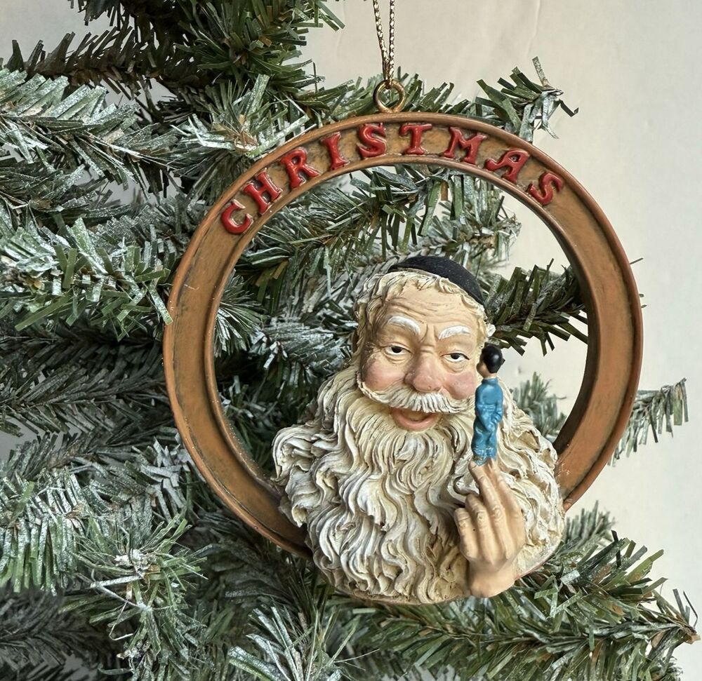 Norman Rockwell The Saturday Evening Post Collection Ornament 1998 Santa & Child
